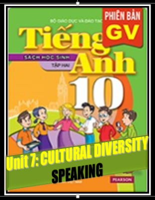 Unit 7. Culture Diversity Speaking_THPT An Ninh_Đức Hòa