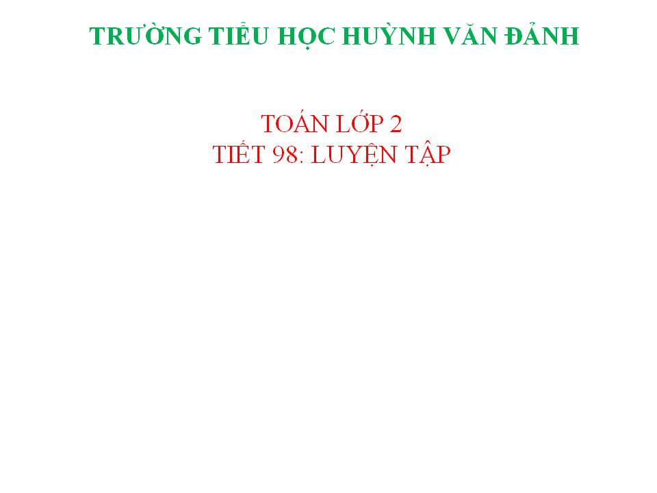Luyen tap chung - TH Huynh Van Danh-Huyen Tan Tru