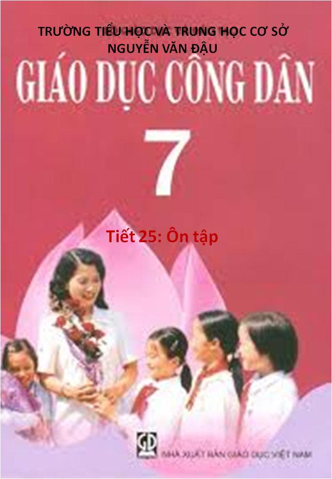 Tiết 25: Ôn tập - TH&THCS Nguyễn Văn Đậu - Tân Trụ - Long An