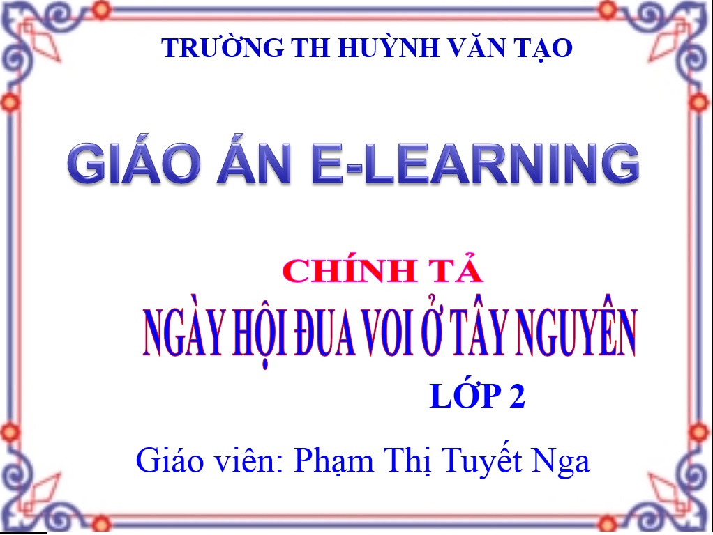 NGÀY HỘI ĐUA VOI Ở TÂY NGUYÊN