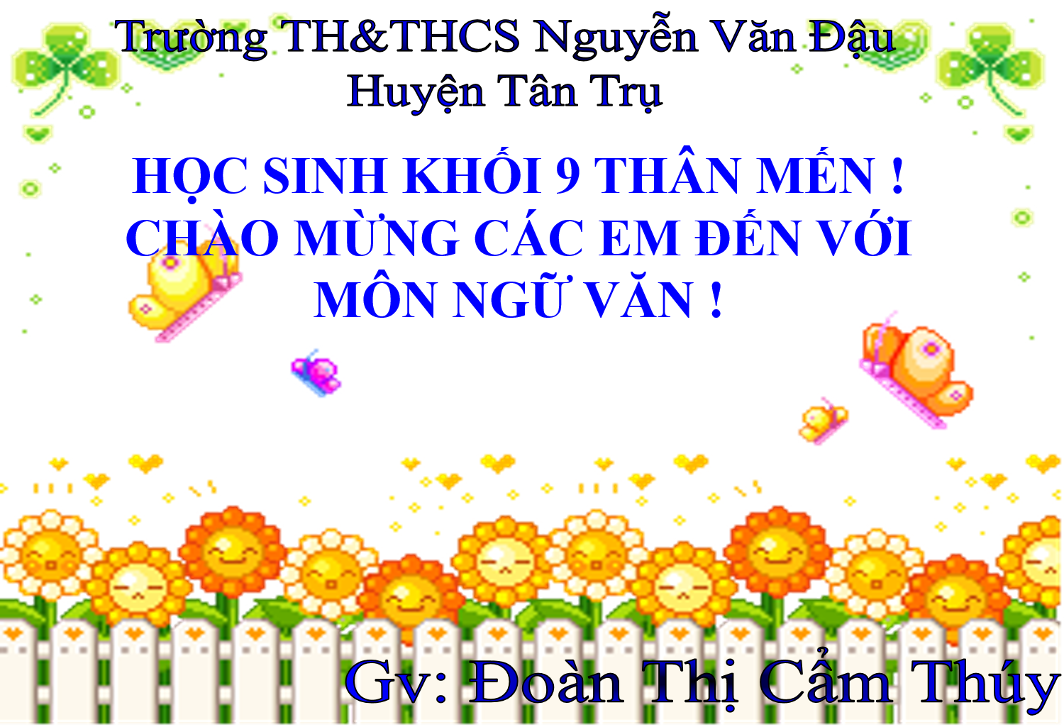 Tuần 24, Tiết 94, Tiếng Việt: CÂU CẢM THÁN_Trường TH&THCS Nguyễn Văn Đậu_huyện Tân Trụ