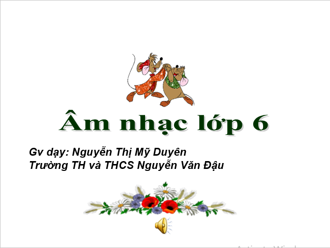 HỌC HÁT BÀI: NGÀY ĐÀU TIÊN ĐI HỌC_Trường TH&THCS Nguyễn Văn Đậu_huyện Tân Trụ