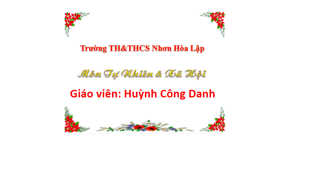 TNXH lớp 3 Tuần 26 Bài Tôm cua_TH&THCS Nhơn Hòa Lập_Tân Thạnh