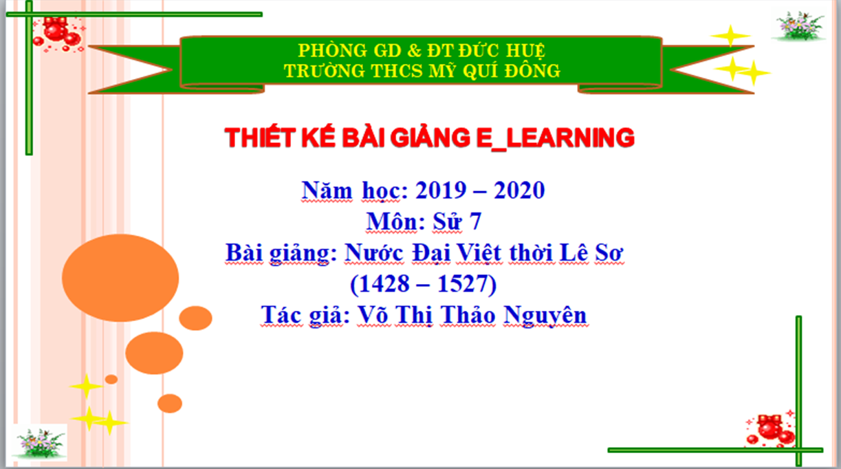 Nước Đại Việt thời Lê Sơ (1428 - 1527) (tt)